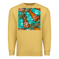 Antique Gold Fall gnomes Premium Sweatshirt - NancyCooperArtShop