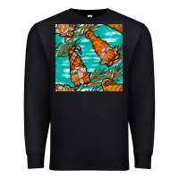 Black Fall gnomes Premium Sweatshirt - NancyCooperArtShop