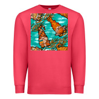 Cardinal Fall gnomes Premium Sweatshirt - NancyCooperArtShop