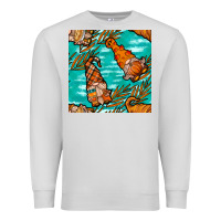 Dove Grey Fall gnomes Premium Sweatshirt - NancyCooperArtShop