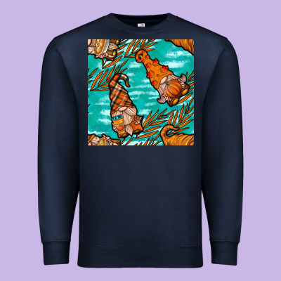Fall Gnomes Premium Sweatshirt Designed By Nancycooperartshop