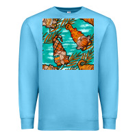 Ocean Blue Fall gnomes Premium Sweatshirt - NancyCooperArtShop
