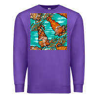 Purple Fall gnomes Premium Sweatshirt - NancyCooperArtShop