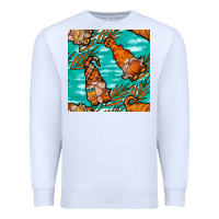 White Fall gnomes Premium Sweatshirt - NancyCooperArtShop