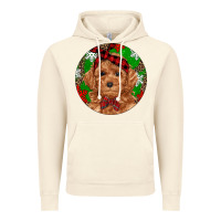 Vintage Artic Christmas Toy Poodle Vintage Hoodie - RanaPortraitStore