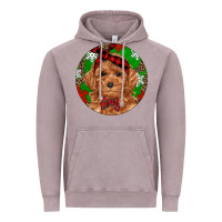 Vintage Zinc Christmas Toy Poodle Vintage Hoodie - RanaPortraitStore