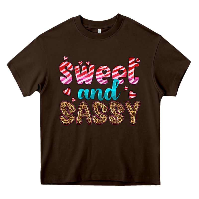 Sweet And Sassy Heavy Core Tee by HRA Design Shop | Teevron