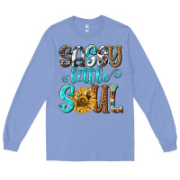 Colony Blue sassy little soul Long Sleeve Tee - NancyCooperArtShop