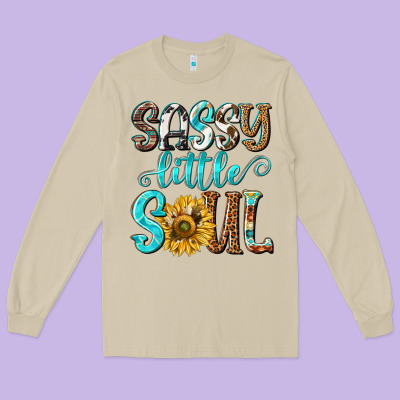 Sassy Little Soul Long Sleeve Tee Designed By Nancycooperartshop