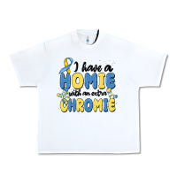 White i have homie with an extra chromie Urban Heavy Tee - MaliasSmallBusiness