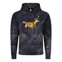 Cloud Black Impala Antelope Illustrations Vintage Hoodie - LillyAllenDesigns