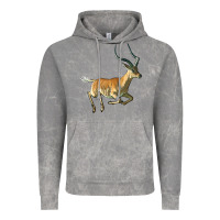 Cloud Rock Impala Antelope Illustrations Vintage Hoodie - LillyAllenDesigns
