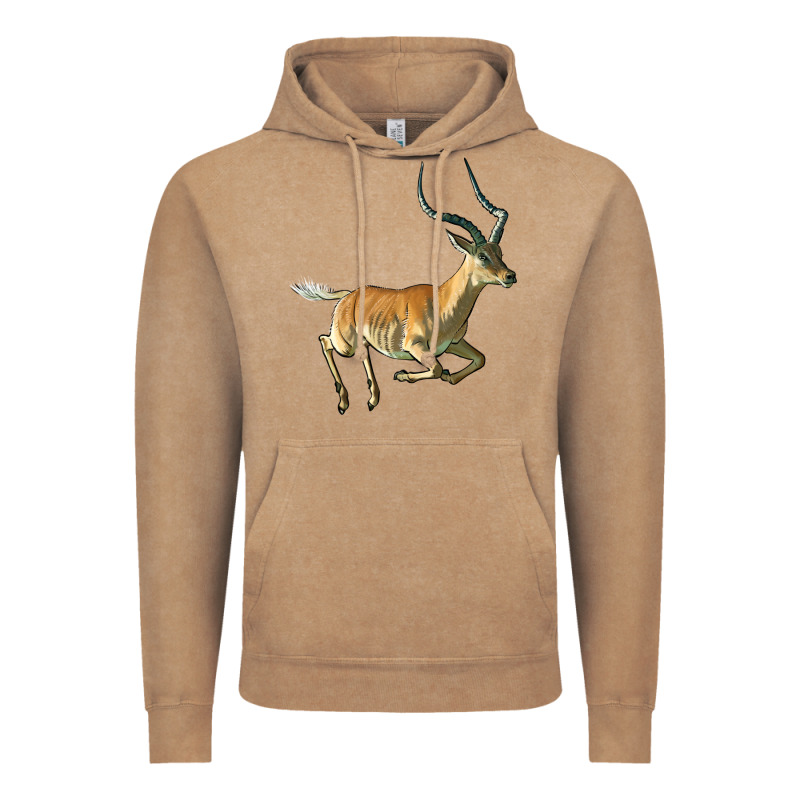 Impala Antelope Illustrations Vintage Hoodie by LillyAllenDesigns | Teevron