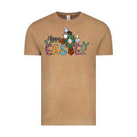 Cross Rabbit Gnomes Happy Easter Vintage Tee | Teevron