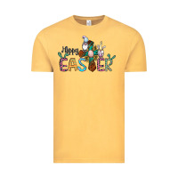 Vintage Mustard cross rabbit gnomes happy easter Vintage Tee - Jasminsmagicworld