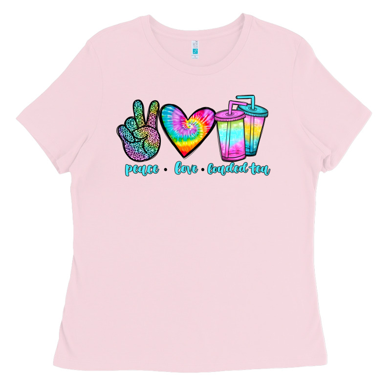 Peace Love Loaded Tea Ladies Tee by JahusDesignShop | Teevron