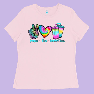 Peace Love Loaded Tea Ladies Tee Designed By Jahusdesignshop