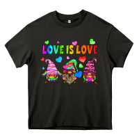 Asphalt lgbtq love is love gnomes Heavy Core Tee - HRA Design Shop