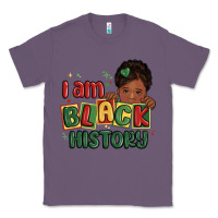 Lavender i am black history black girl Classic Tee - MaliasSmallBusiness