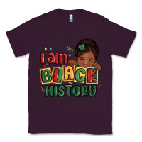 Plum i am black history black girl Classic Tee - MaliasSmallBusiness