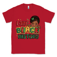 Red i am black history black girl Classic Tee - MaliasSmallBusiness