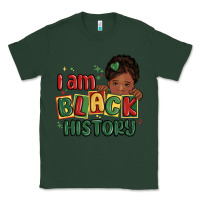Sports Green i am black history black girl Classic Tee - MaliasSmallBusiness