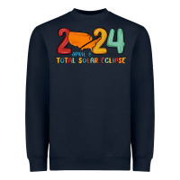 Navy total solar eclipse Heavyweight Sweatshirt - MaliasSmallBusiness