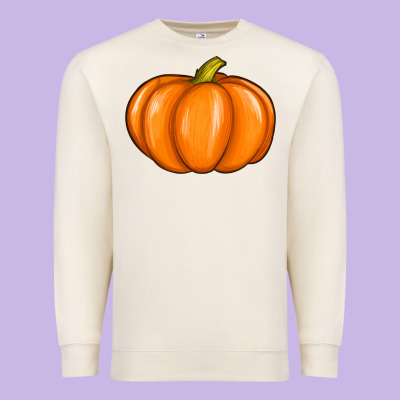 Pumpkin Premium Sweatshirt Designed By Texasbilliewilder