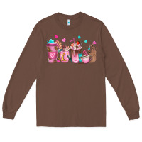 Chestnut nail tech coffee cups Long Sleeve Tee - NancyCooperArtShop