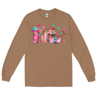 Toasted Coconut nail tech coffee cups Long Sleeve Tee - NancyCooperArtShop