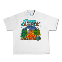 Lunar Rock happy camper Urban Heavy Tee - MaliasSmallBusiness