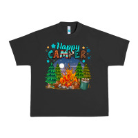 Pigment Black happy camper Urban Heavy Tee - MaliasSmallBusiness