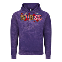 Cloud Purple valentines day nurse Vintage Hoodie - NancyCooperArtShop