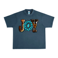 Midnight Navy joy with gemstone ado Urban Heavy Tee - AdoDesignShop