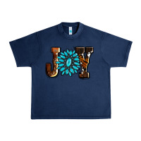 Navy joy with gemstone ado Urban Heavy Tee - AdoDesignShop