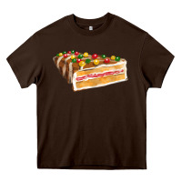 Chocolate Brown chocolate christmas cake fa element Heavy Core Tee - FaDigitalArtStudio