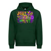 Forest Green Just bead it Urban Hoodie - FaDigitalArtStudio