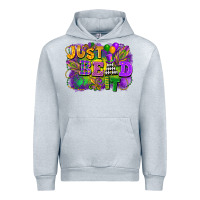 Heather Grey Just bead it Urban Hoodie - FaDigitalArtStudio