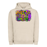 Pigment French Oak Just bead it Urban Hoodie - FaDigitalArtStudio