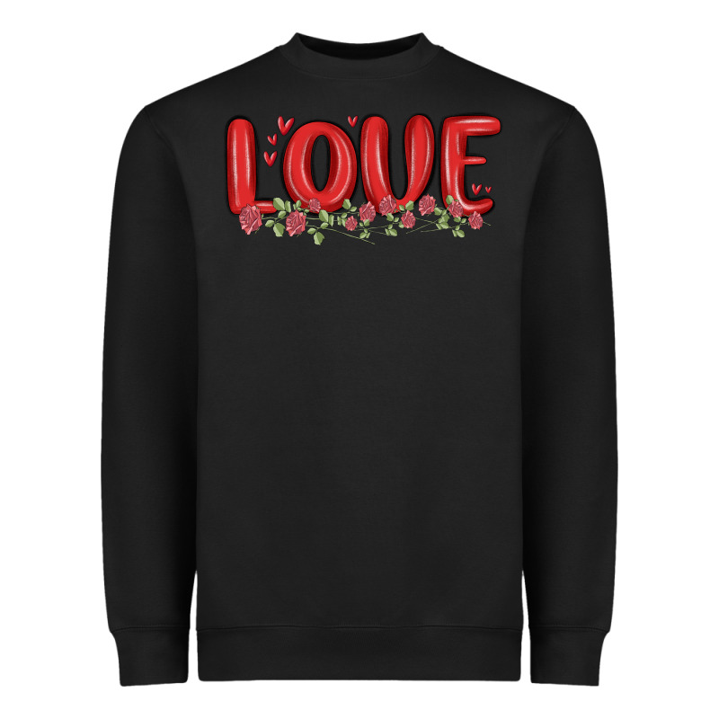 Love Valentine S Day Heavyweight Sweatshirt by MaliasSmallBusiness | Teevron