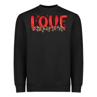 Black love valentine s day Heavyweight Sweatshirt - MaliasSmallBusiness