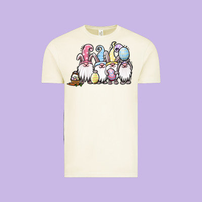 Easter Bunny Gnomes Vintage Tee Designed By Jasminsmagicworld