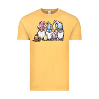 Vintage Mustard easter bunny gnomes Vintage Tee - Jasminsmagicworld