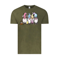 Vintage Olive easter bunny gnomes Vintage Tee - Jasminsmagicworld