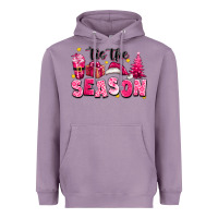 Pink 'tis The Season Christmas Heavyweight Hoodie | Teevron
