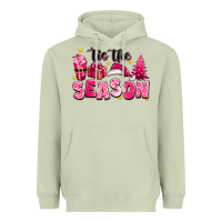 Matcha Pink 'tis the season Christmas Heavyweight Hoodie - texasbilliewilder