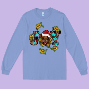 Joy Sunflower Long Sleeve Tee Designed By Jahusdesignshop