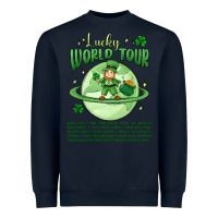 Lucky World Tour St. Patrick's Day Heavyweight Sweatshirt | Teevron