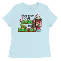 Baby Blue when your  dead insıde but is christmas Ladies Tee - CowhideDigitalArt