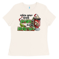 Bone when your  dead insıde but is christmas Ladies Tee - CowhideDigitalArt